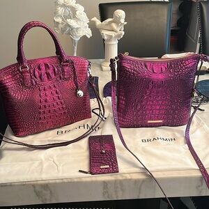 Brahmin Purple Potion: Duxbury, Katie and Credit Card Wallet